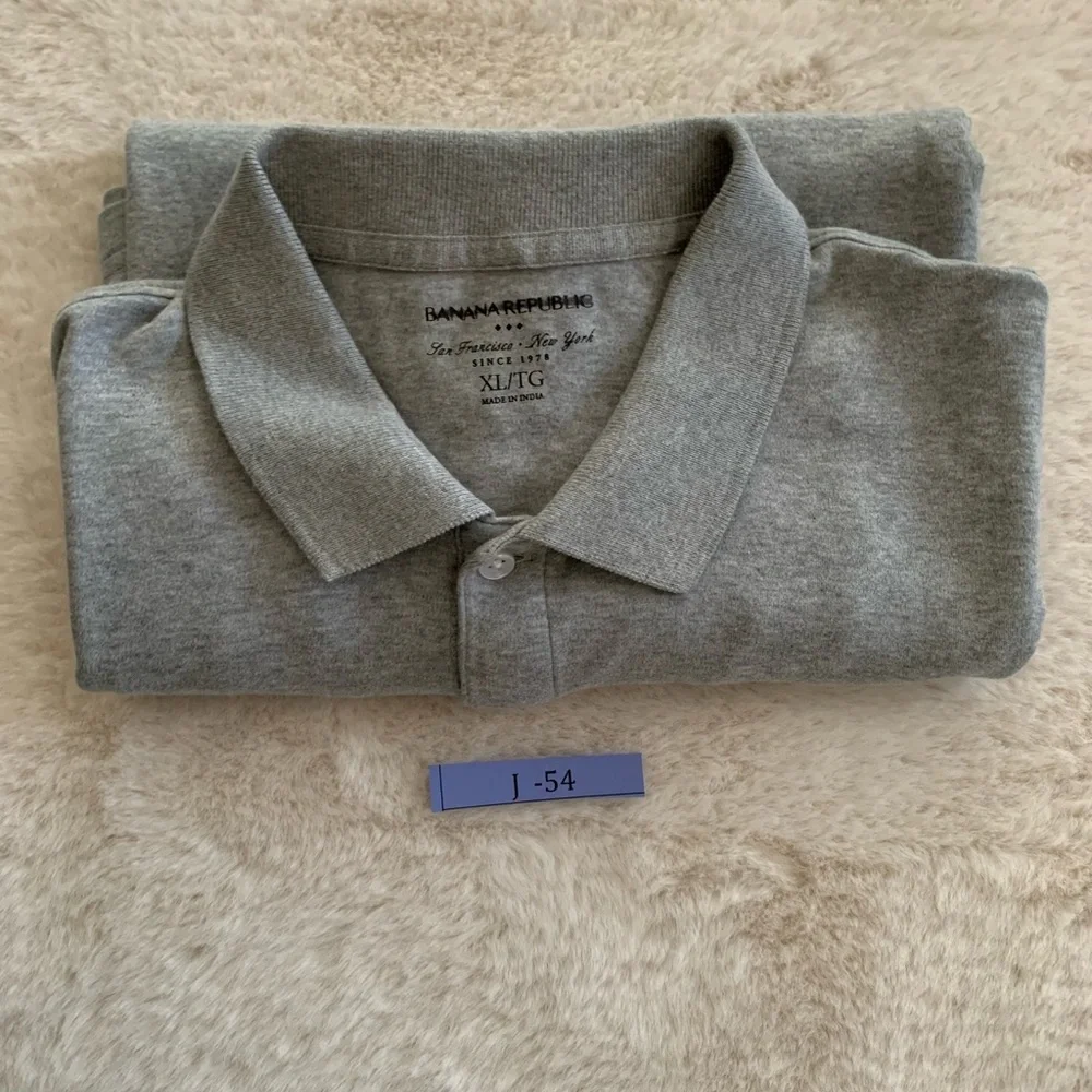 Banana Republic Mens gray x- large polo